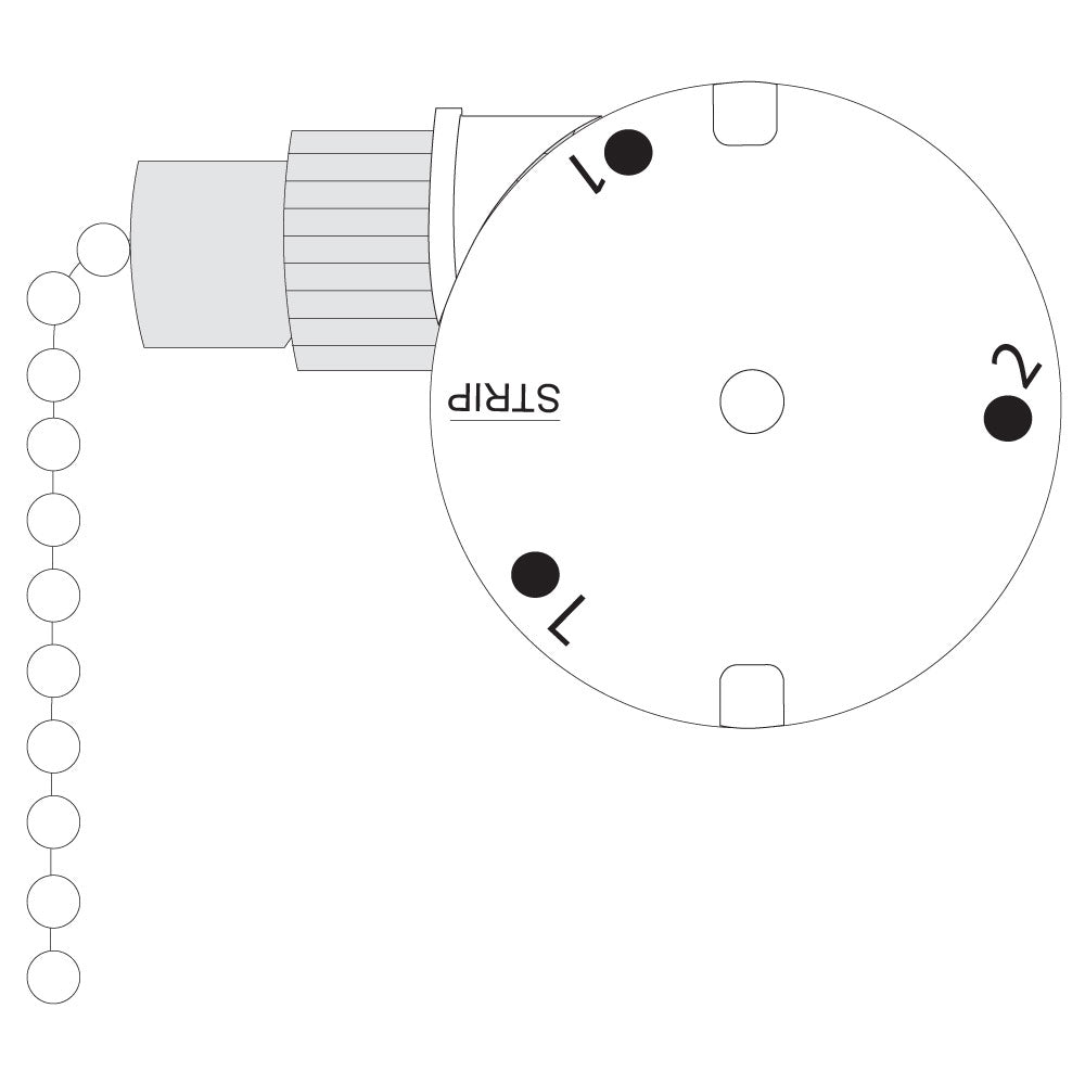 Zing Ear ZE 228S 2 speed fan switch - drawing